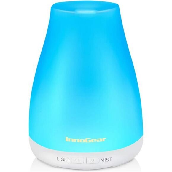 InnoGear Essential Oil Diffuser Premium 5-in-1 Diffusers for Home Scent White - Picture 1 of 7